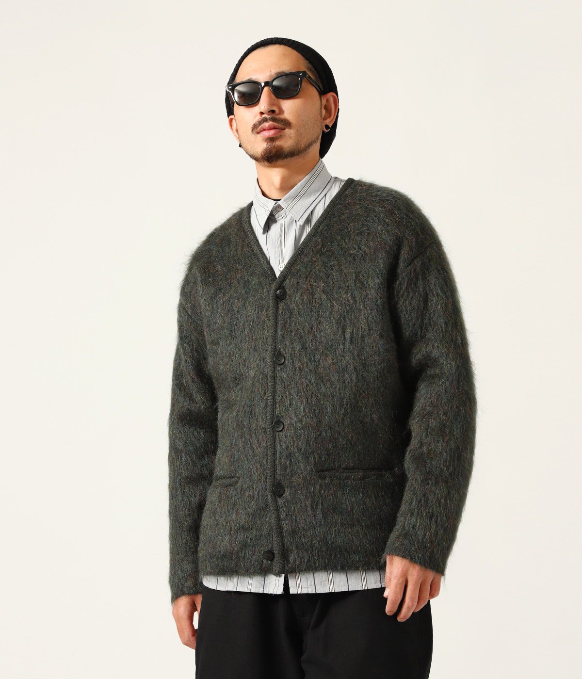 masses mohair cardigan マシス ニット | eclipseseal.com