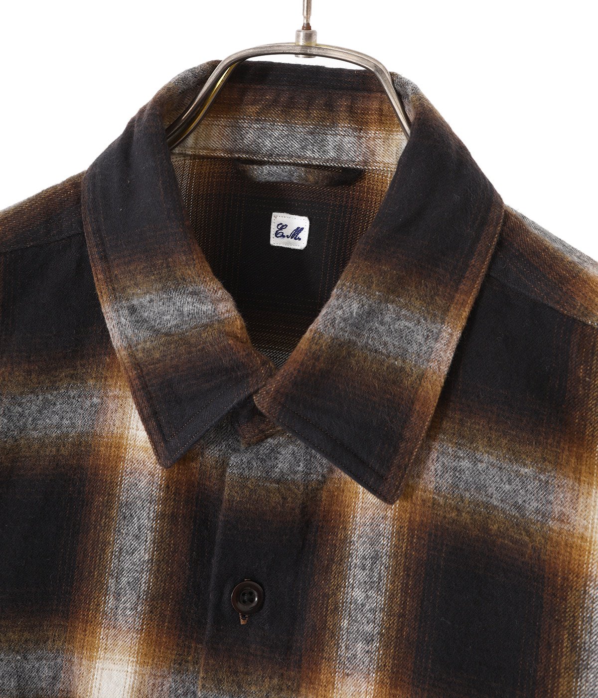 Ombre Check Flannel Shirts | Ets.MATERIAUX(マテリオ) / トップス