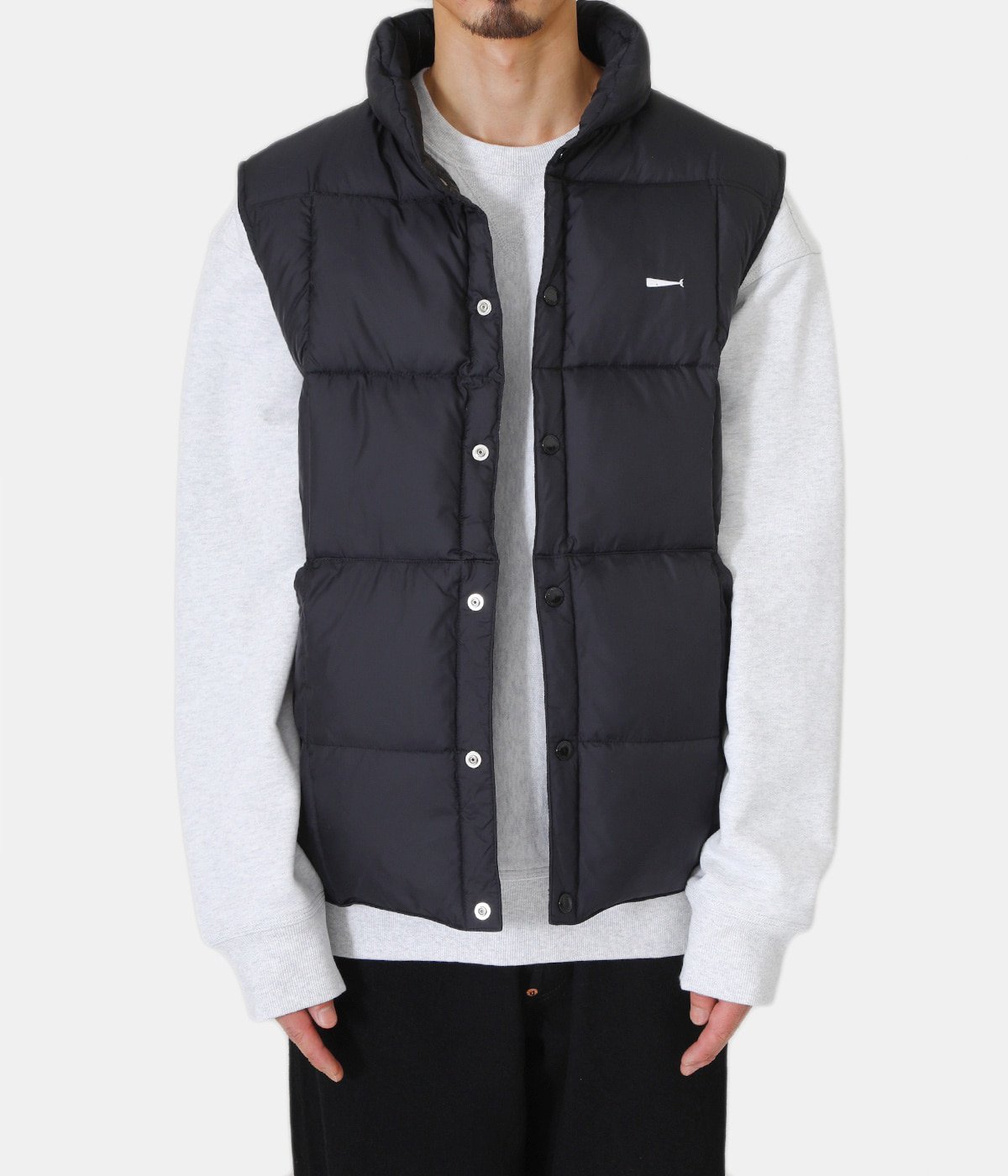 22AW DESCENDANT ACRE PADDING VEST 3 黒--cm