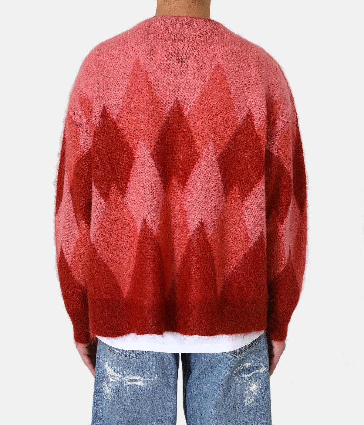 dairiku Argyle Mohair Knit Cardigan ftp.eva.gov.co