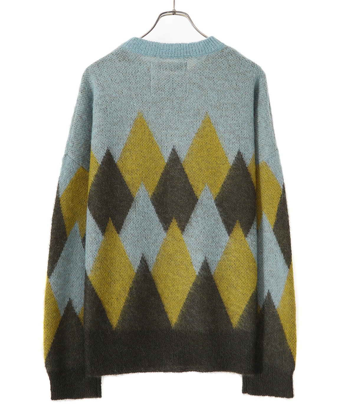 DAIRIKU 別注 Argyle Mohair Pullover Knit L