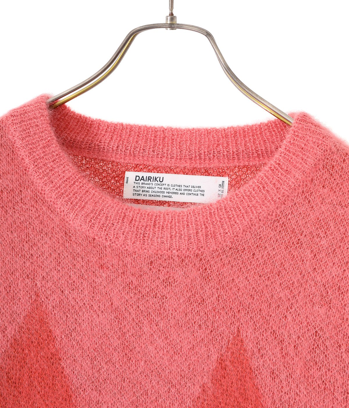 Argyle Mohair Pullover Knit | DAIRIKU(ダイリク) / トップス ニット