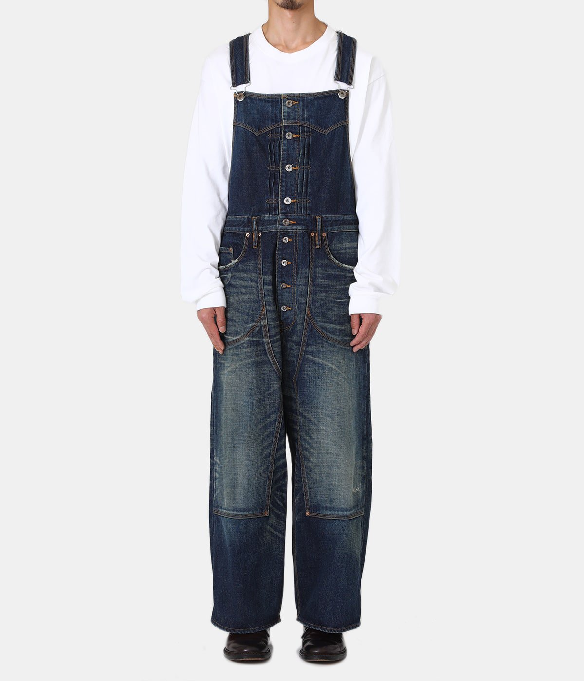 sugarhill MULTI FADE DENIM OVERALL-