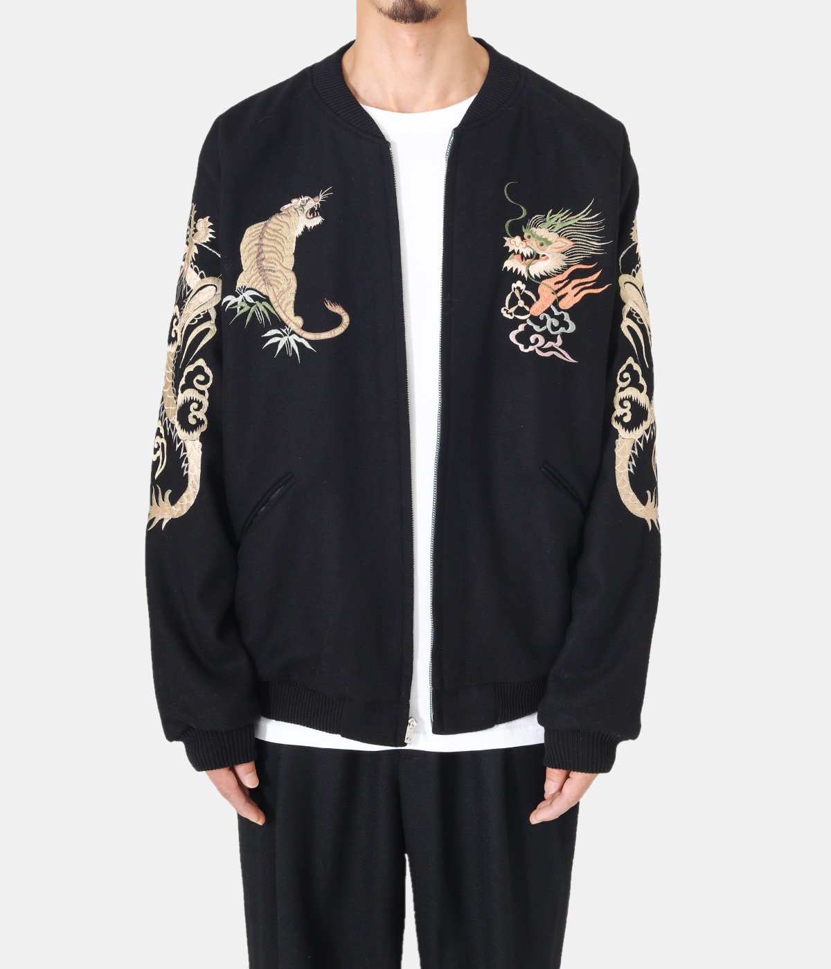 WOOL SOUVENIR JACKET "The gold" GOLD(ゴールド) / アウター スカジャン (メンズ)の通販