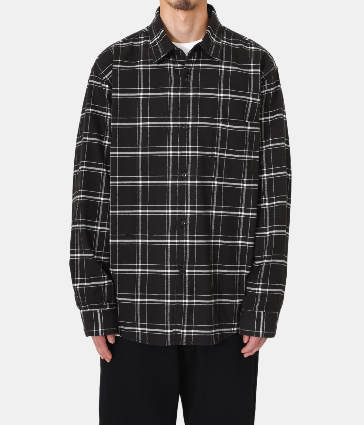 GOLD / ゴールド：NEL CHECK REGULAR COLLAR SHIRT：22A-GL28774