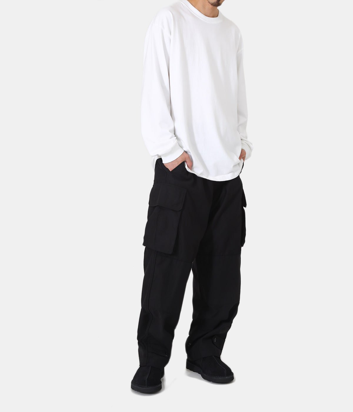 LIGHT BACKSATIN M-47 CARGO PANTS | GOLD(ゴールド) / パンツ カーゴ