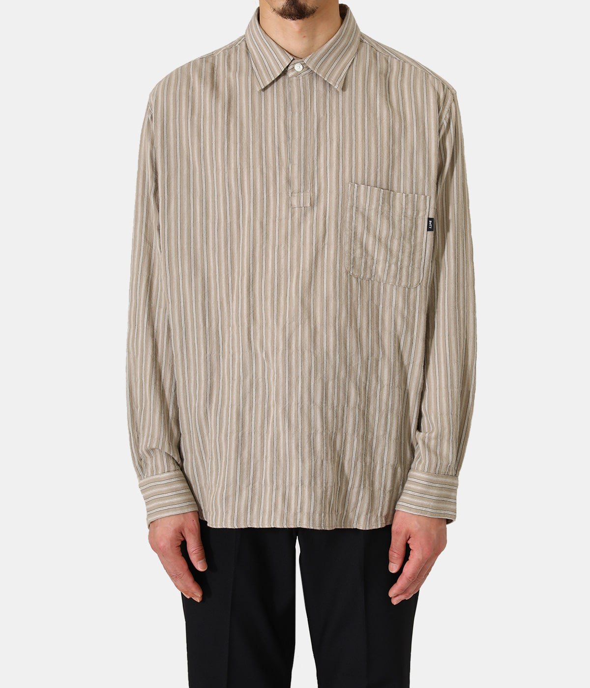 Stripe Pullover Shirt | BOTT(ボット) / トップス 長袖シャツ (メンズ