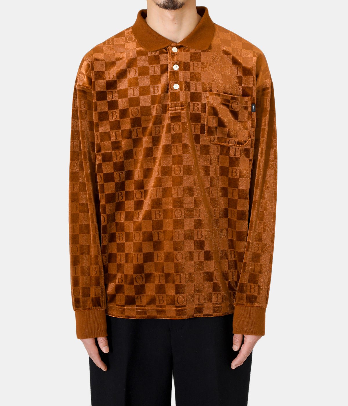 83%OFF!】 BOTT ペロアポロ Checkerboard Velour Polo ecousarecycling.com