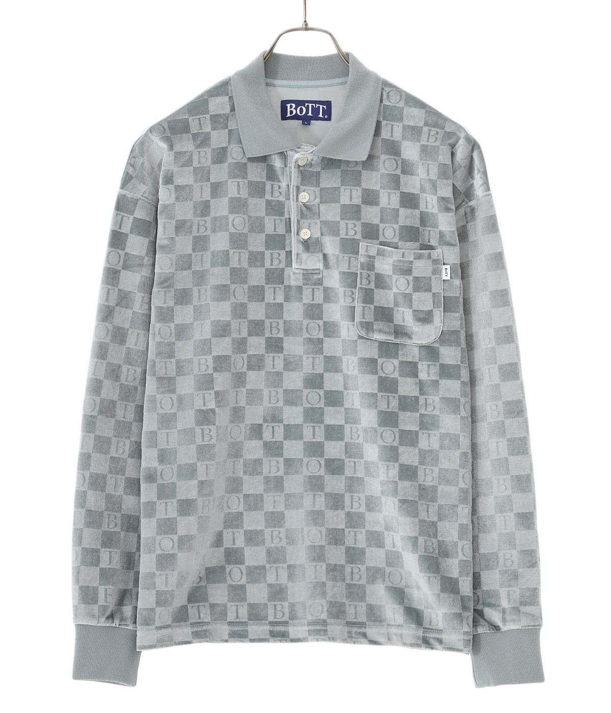 83%OFF!】 BOTT ペロアポロ Checkerboard Velour Polo ecousarecycling.com