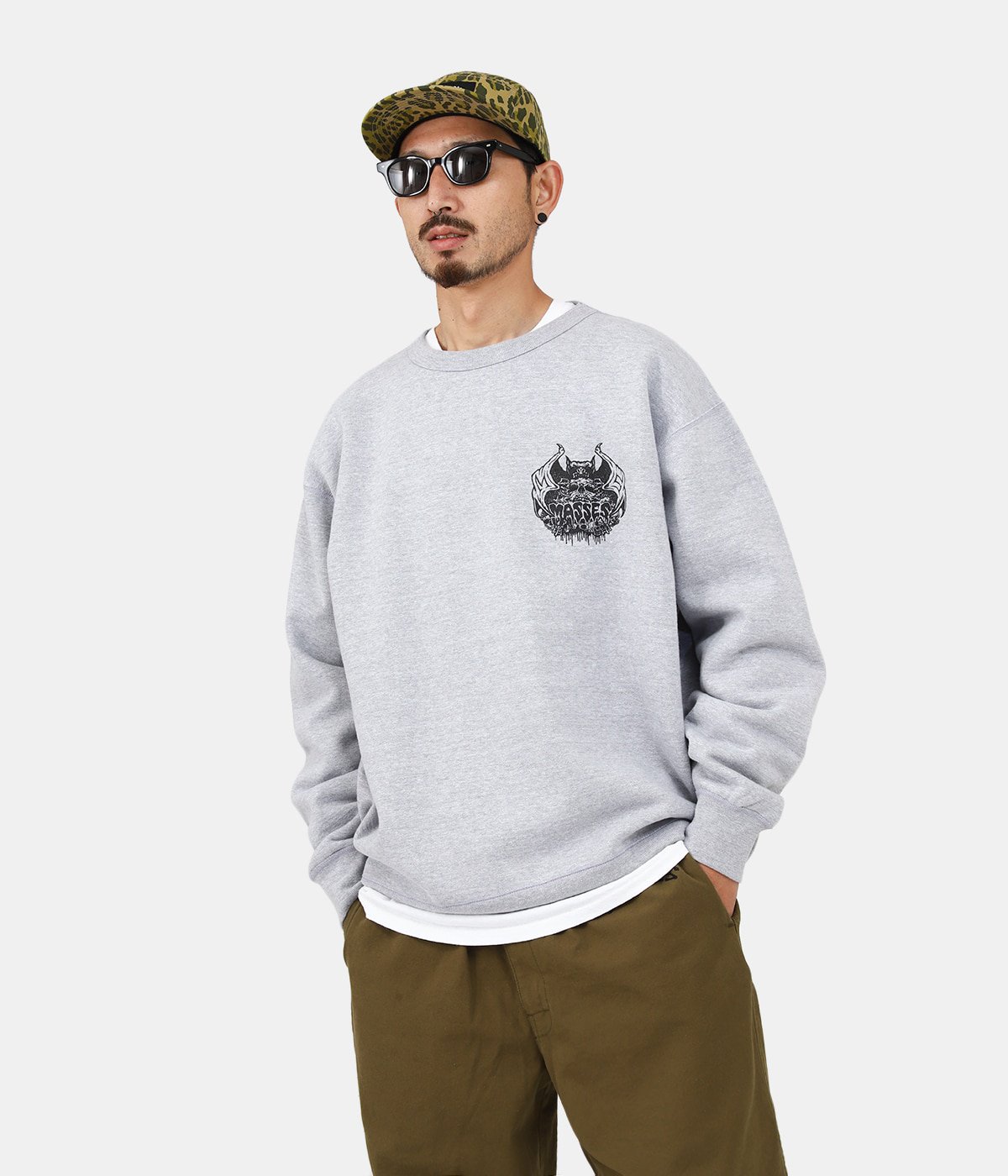 MASSES マシス SWEAT CREW SKULLBAT 限定特売品 carltonarms.com