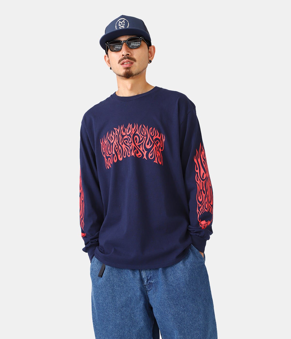 T-SHIRT L/S FLAME2 | MASSES(マシス) / トップス カットソー長袖