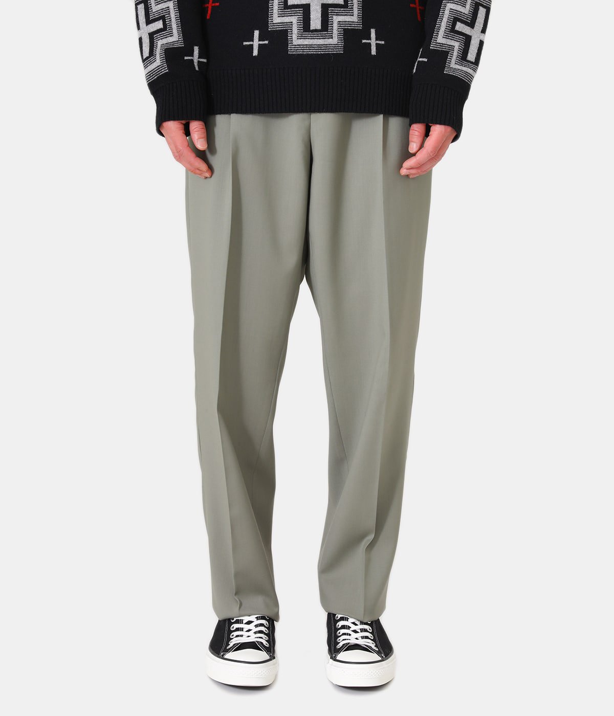 22AW WACKOMARIA PLEATED TROUSERS TYPE 2-hybridautomotive.com