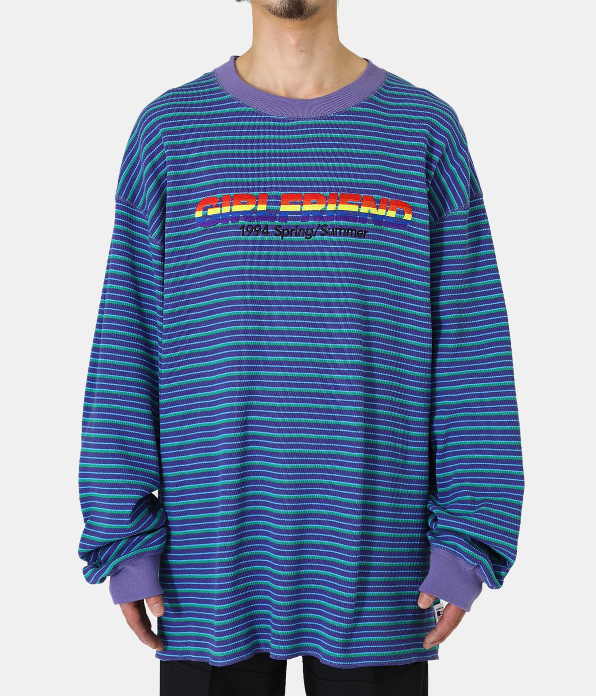 dairiku Couple Border Embroidery Tee | hartwellspremium.com