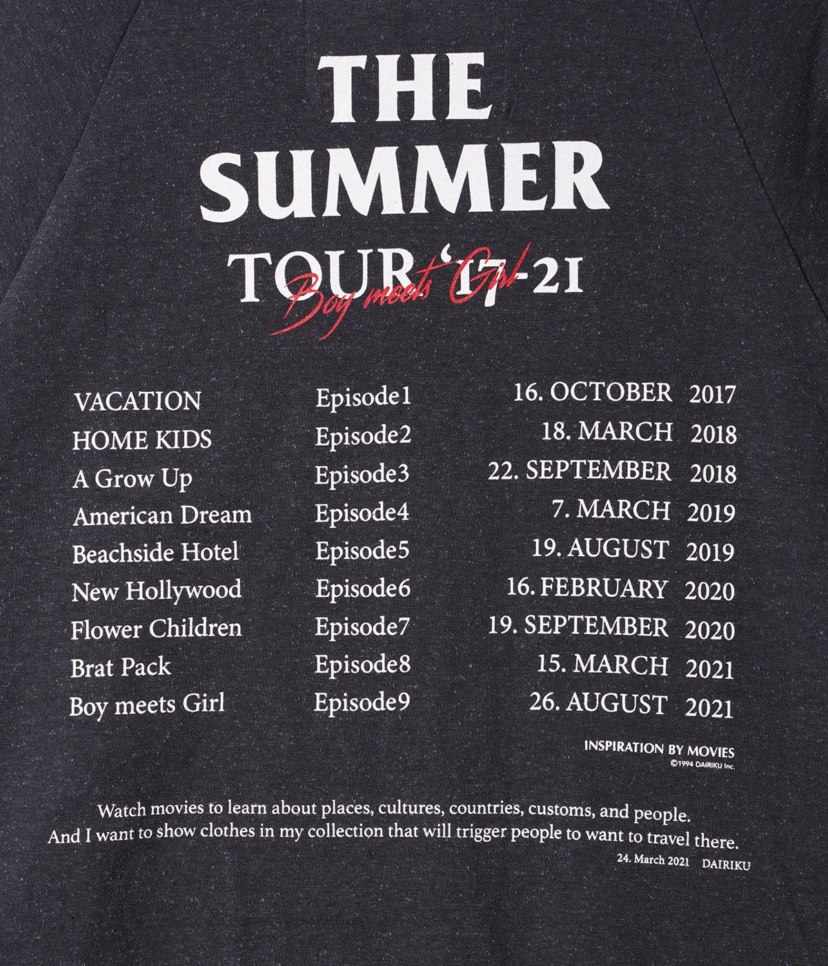 The Summer Tour No-Sleeve Tee