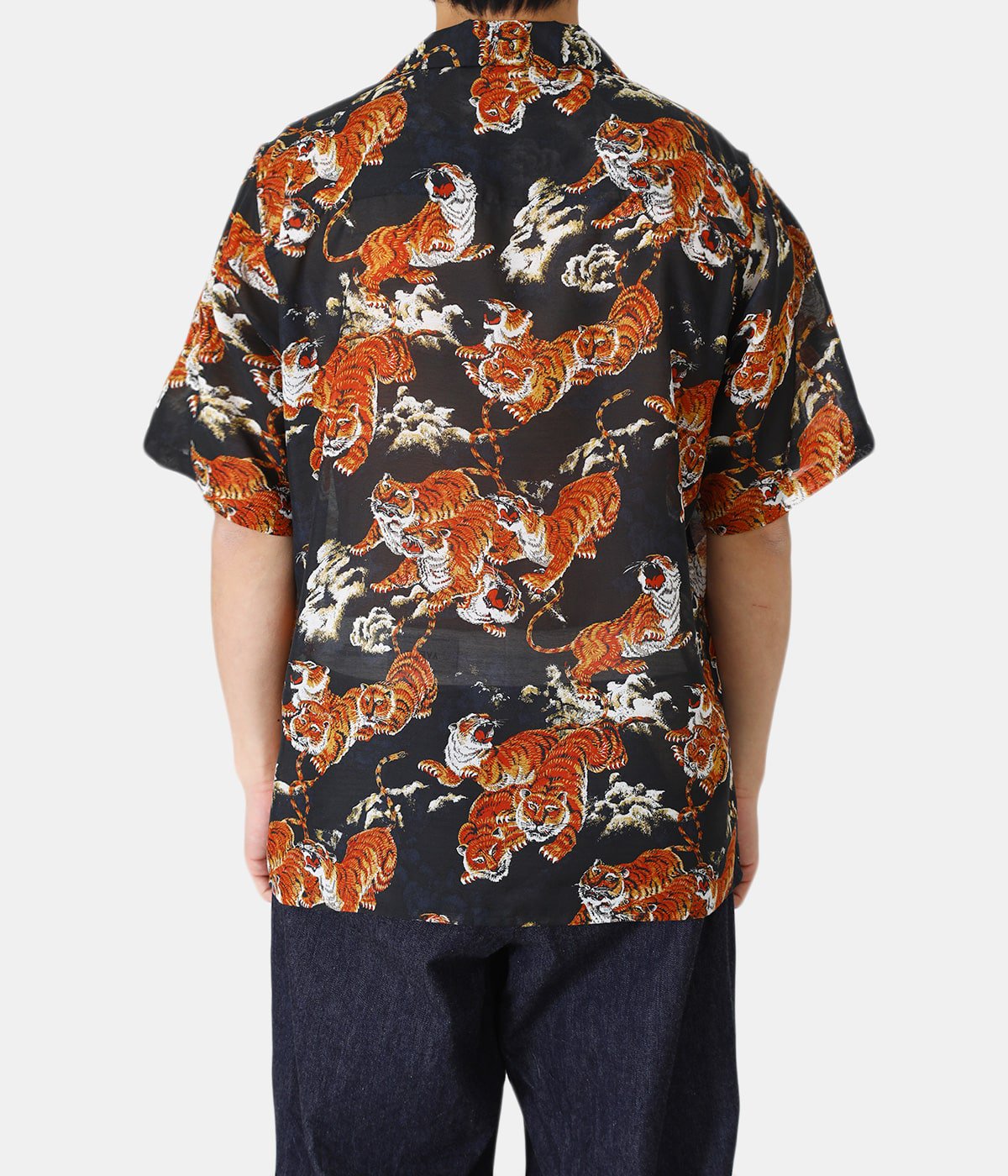 Tiger Open Coller Shirt | DAIRIKU(ダイリク) / トップス 半袖シャツ 