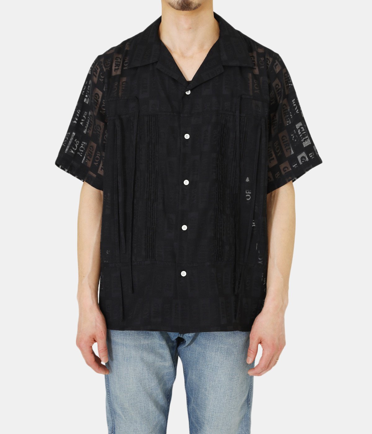 LOVE Open Collar Shirt | DAIRIKU(ダイリク) / トップス 半袖シャツ (メンズ)の通販 -  ARKnets(アークネッツ) 公式通販 【正規取扱店】