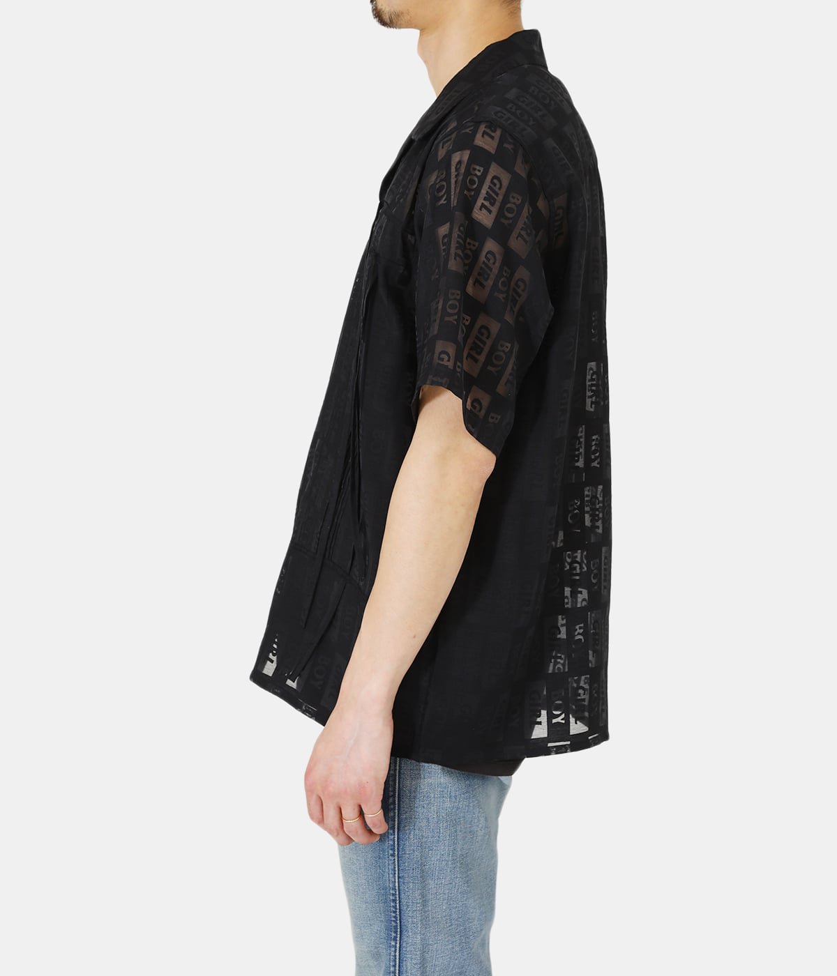 LOVE Open Collar Shirt | DAIRIKU(ダイリク) / トップス 半袖シャツ (メンズ)の通販 -  ARKnets(アークネッツ) 公式通販 【正規取扱店】