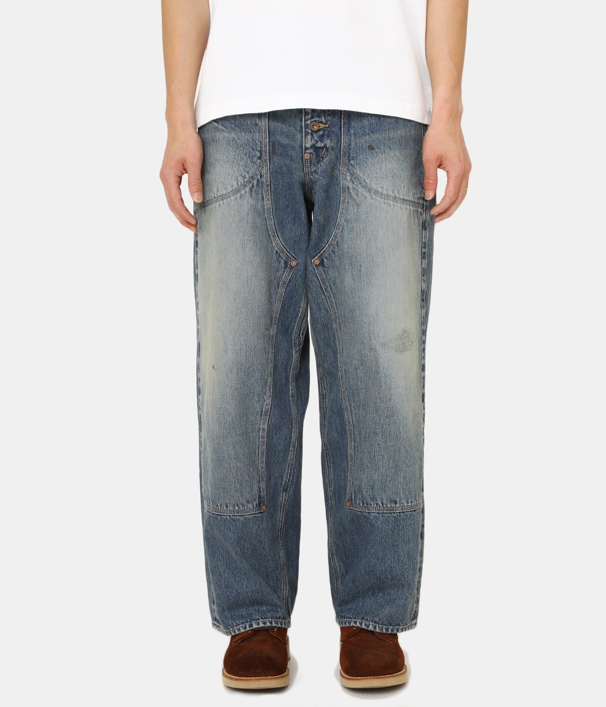 SUGAR HILL double knee denim pants drt.com.mx