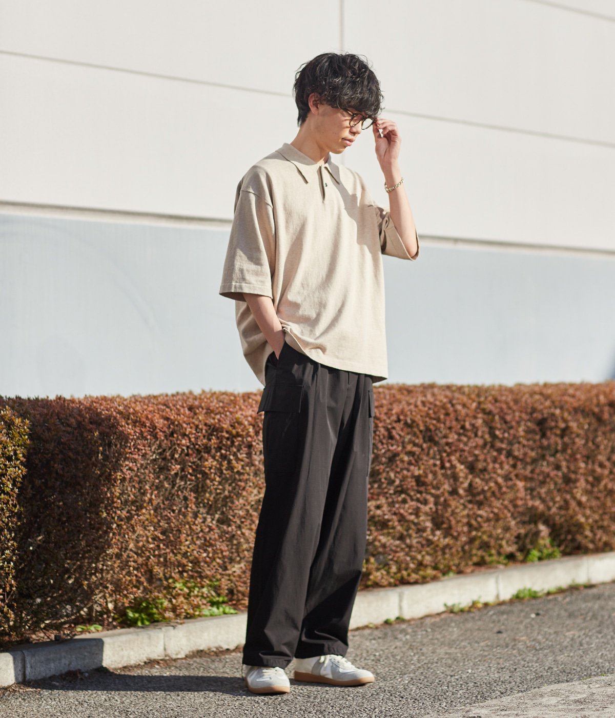 ONLY ARK】別注 Knit Polo S/S | crepuscule(クレプスキュール 