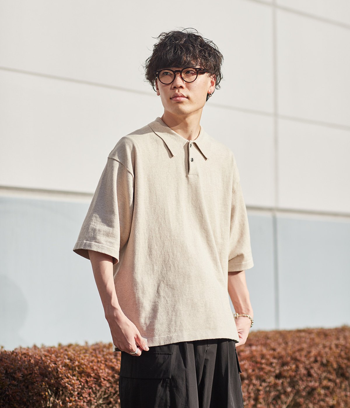 【ONLY ARK】別注 Knit Polo S/S
