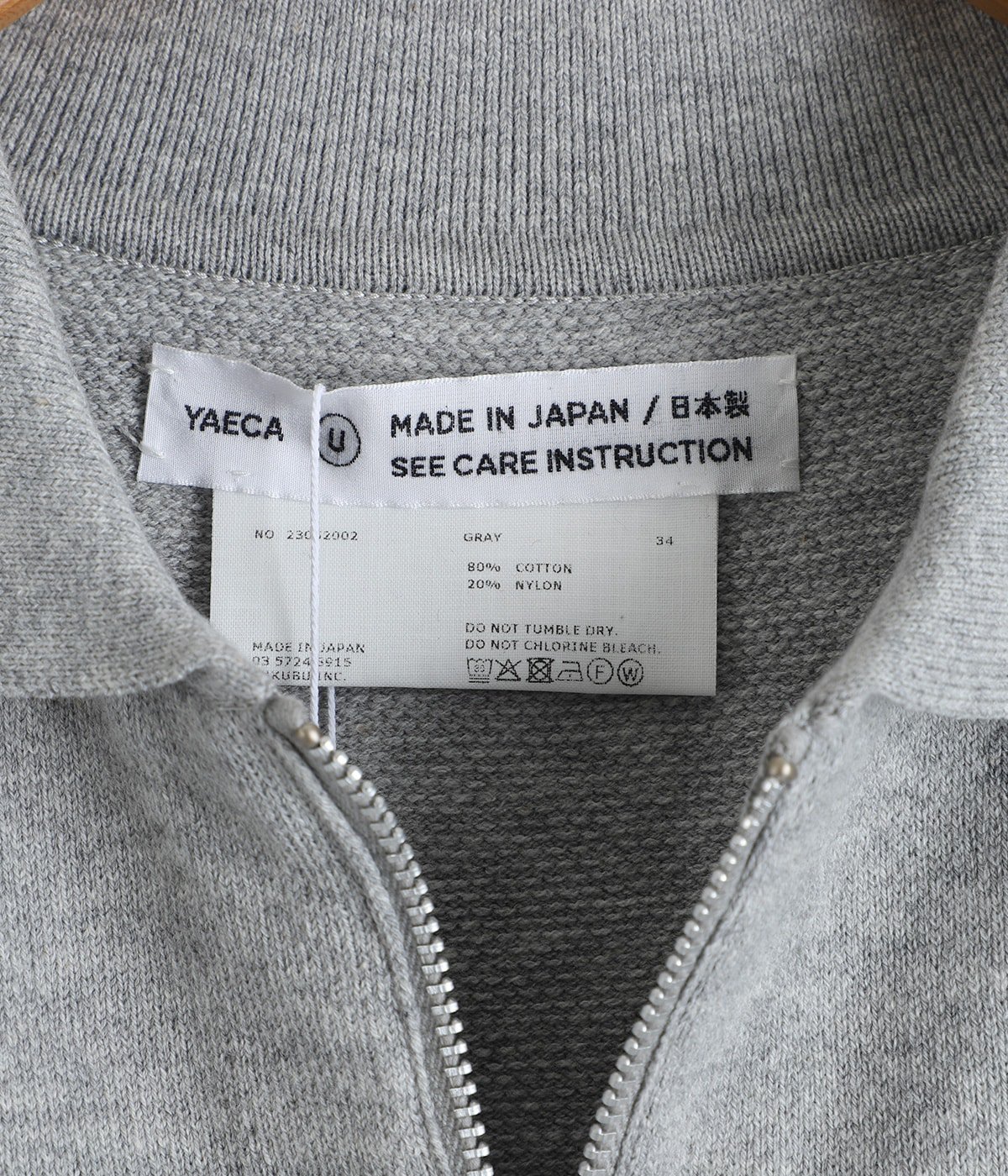 レディース】ジップアップスウェット -23052002- | YAECA(ヤエカ 