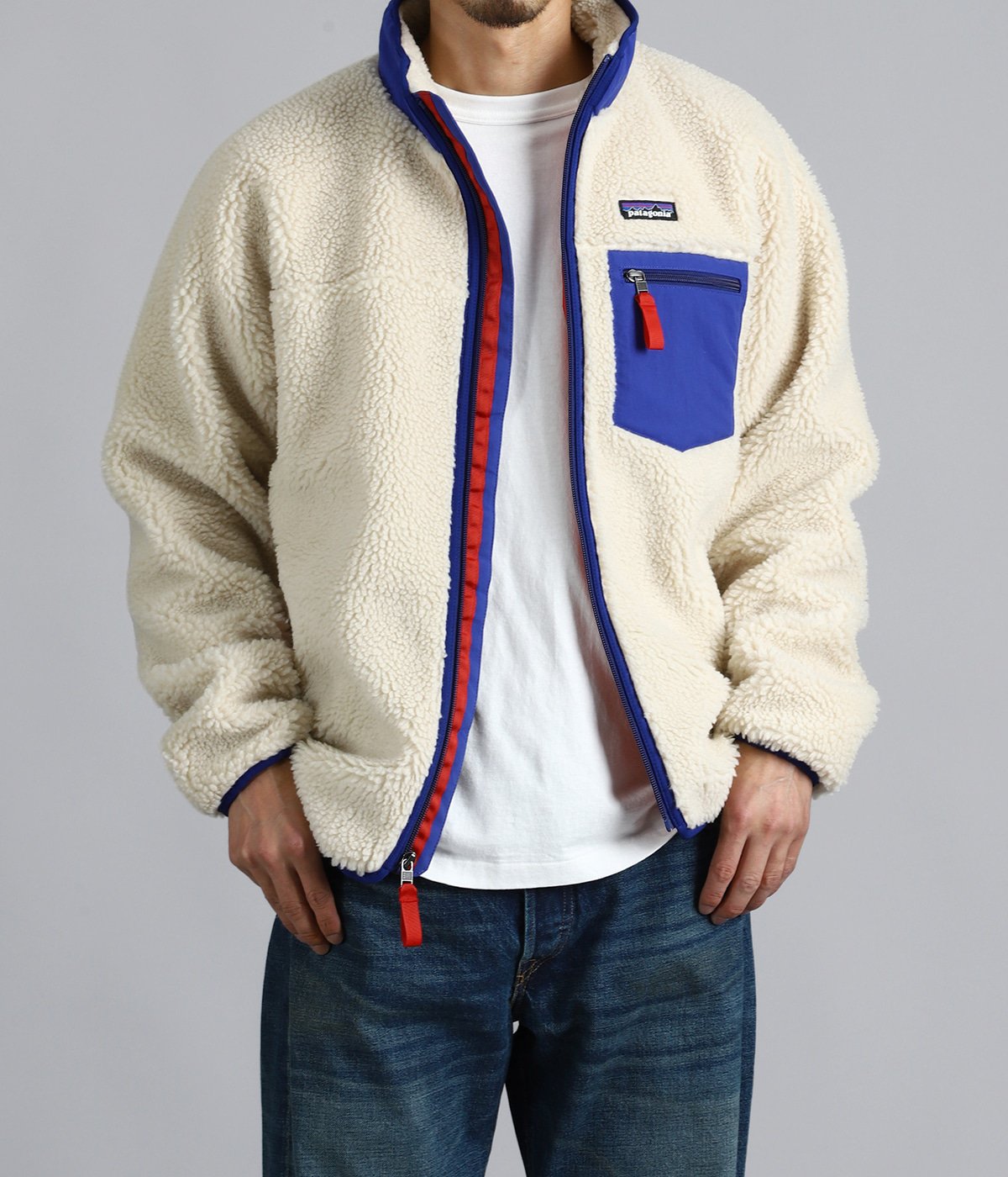 ユウ Patagonia ライトブルー Mサイズ ユウ Patagonia ライトブルー M