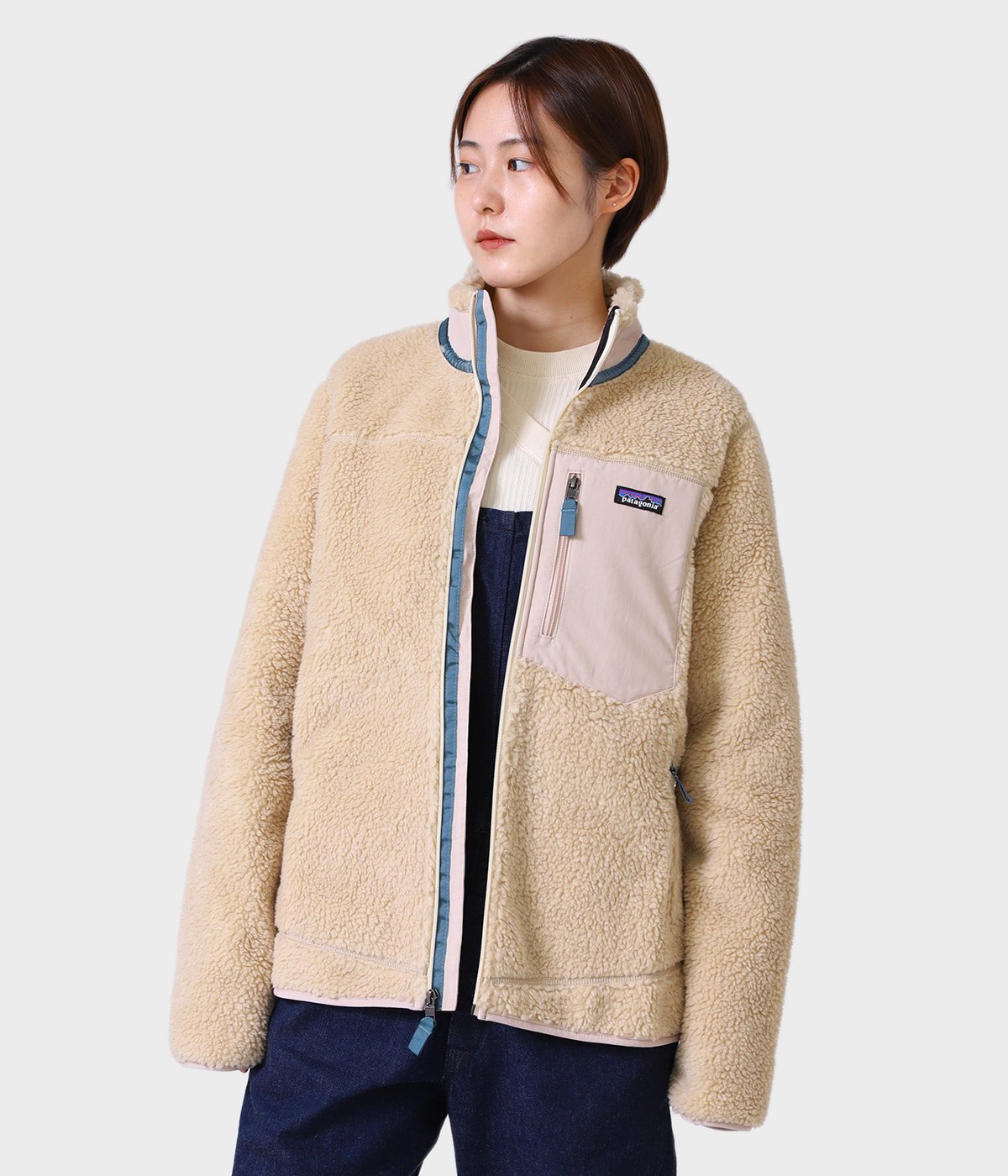 ⭐︎美品⭐︎Patagonia レトロX レディースSサイズ ベージュ-