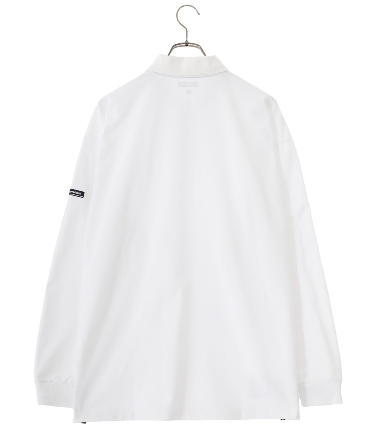 SサイズDESCENDANT CROUCH POLO LS WHITE