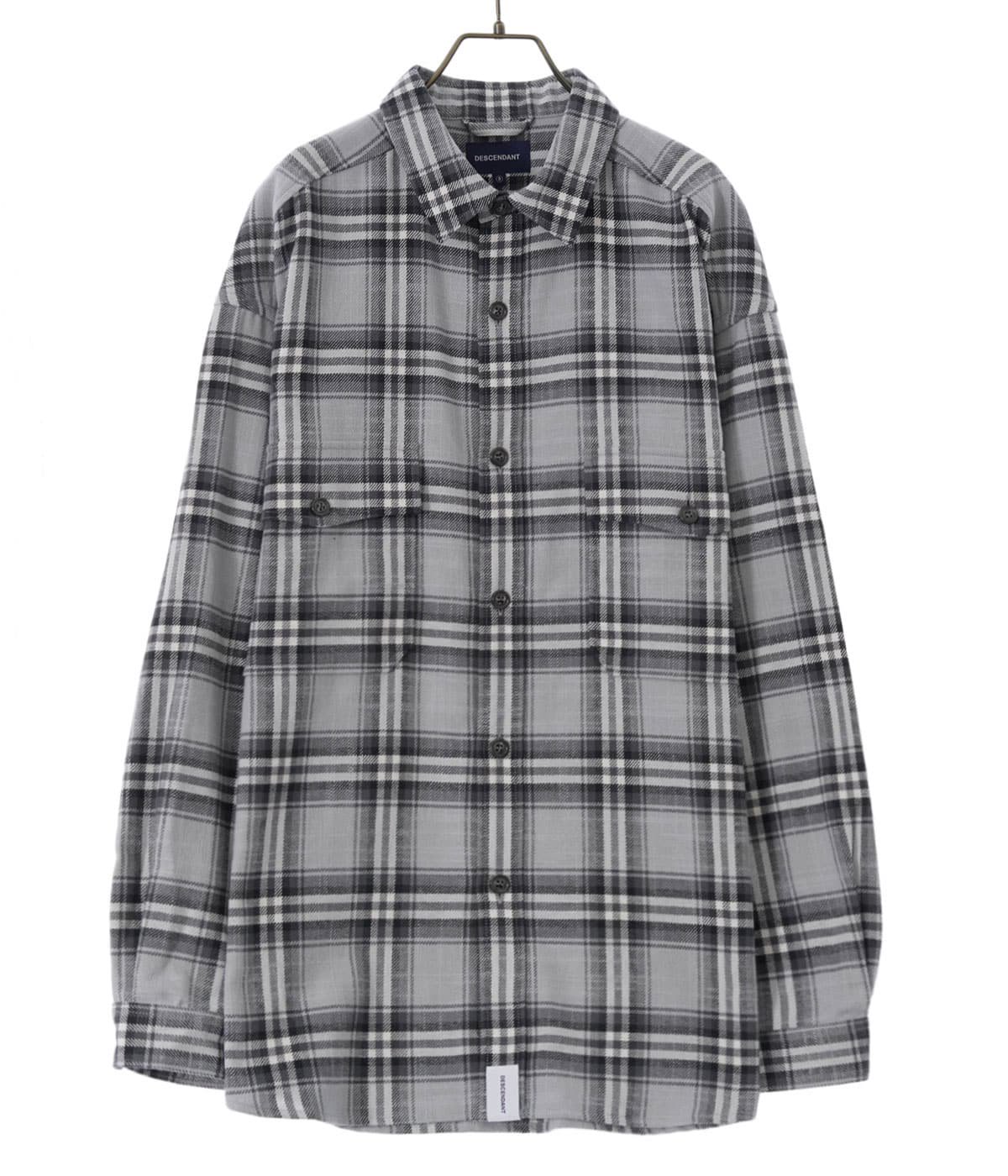DESCENDANT フランネルシャツ 3 DESCENDANT 】 フランネルシャツ SIZE3