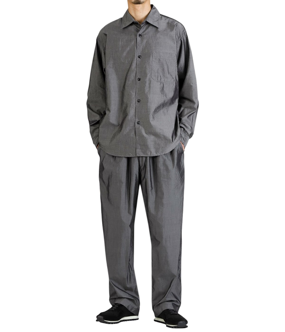 COTTON / SILK CHAMBRAY REGULAR SHIRT | GOLD(ゴールド) / トップス