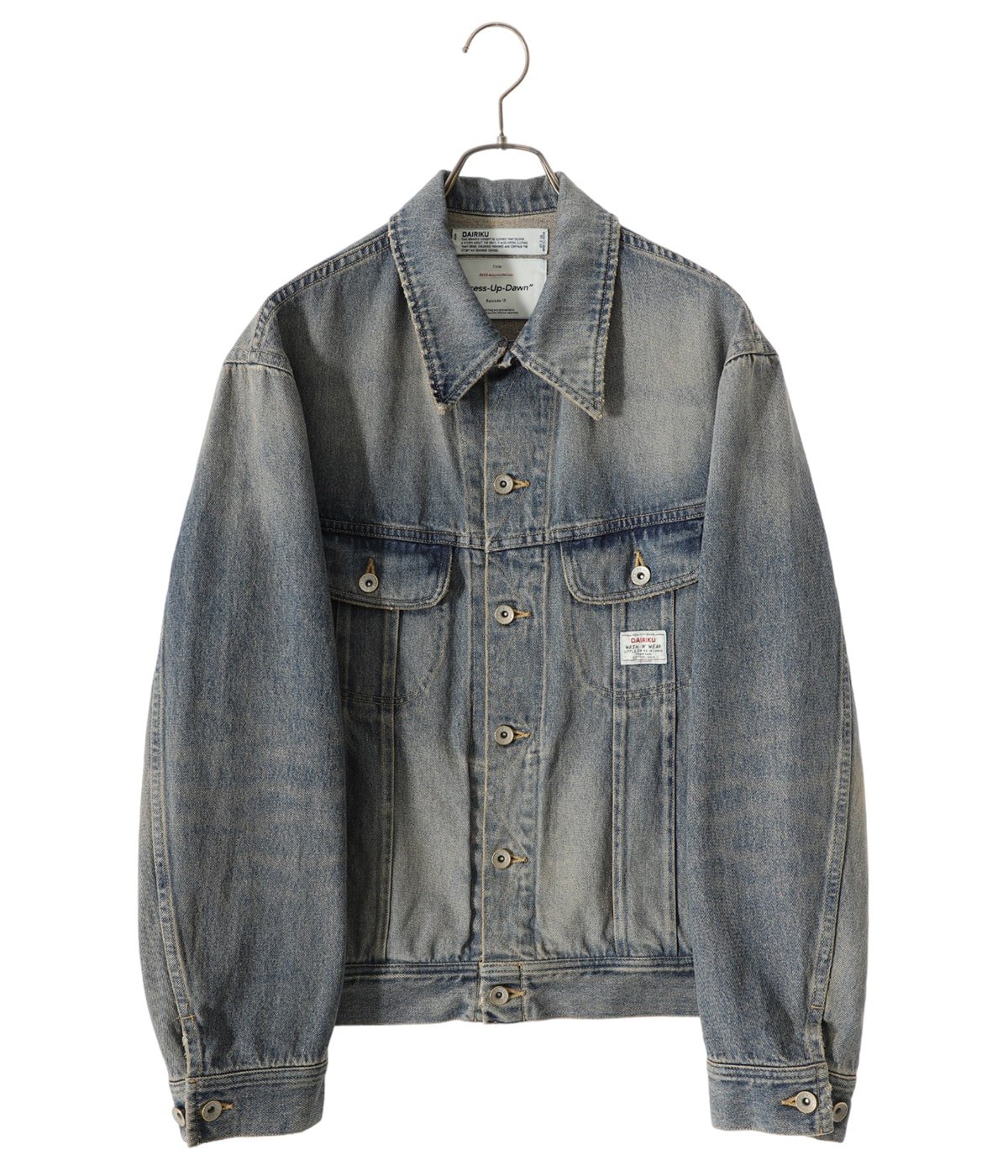 dairiku デニムジャケット denim jacket M 新品 未使用Gジャン/デニムジャケット