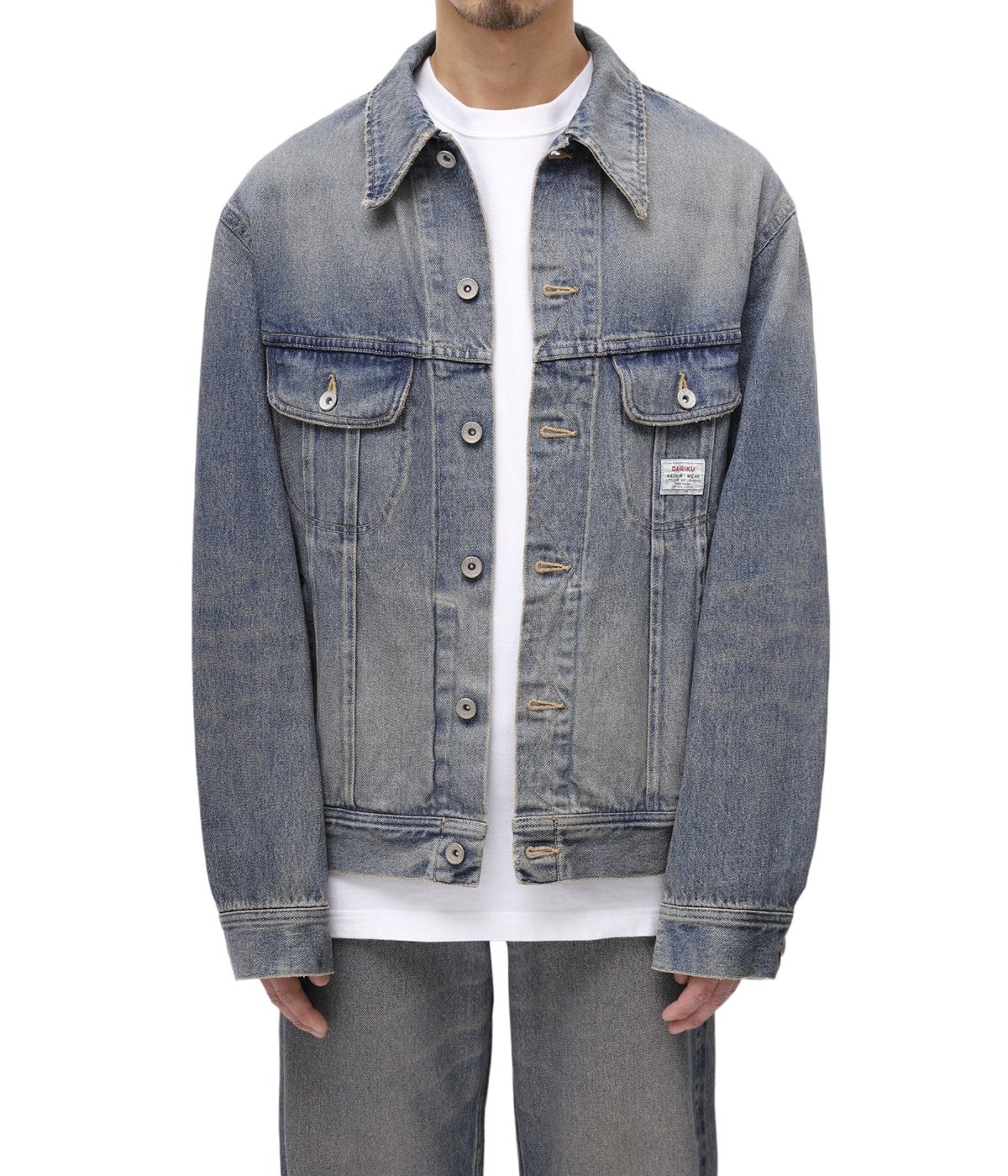 dairiku 23aw vintage denim coverall スペシャルオファ - ジャケット ...