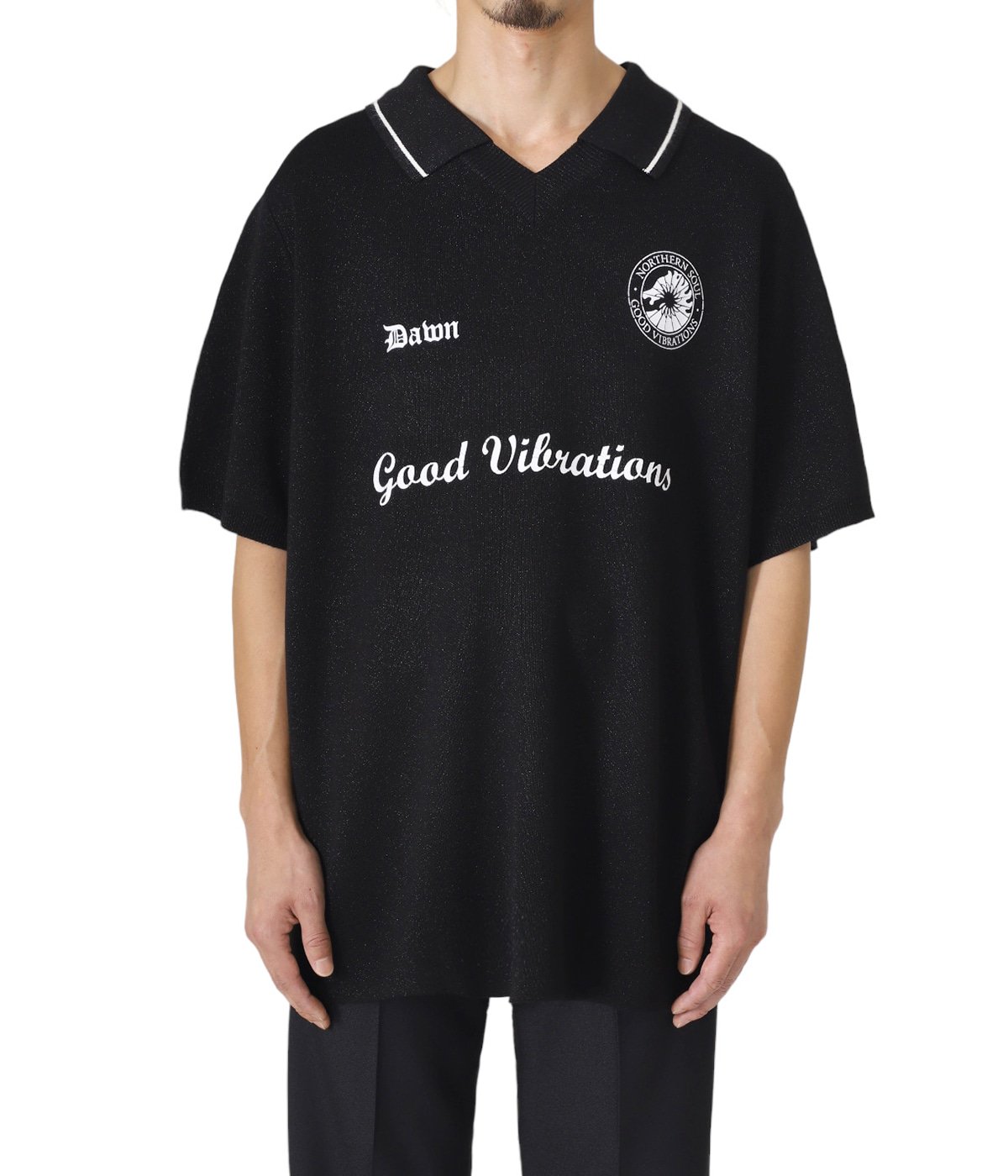 dairiku Lame SoccerUniform KnitPullover | kingsvillelawyer.com