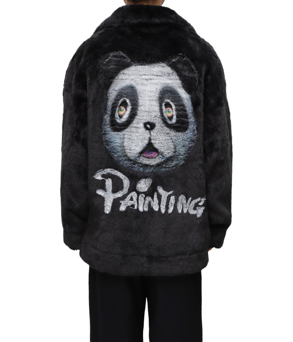 doublet ANIMAL HAND PAINTED ファージャケット-