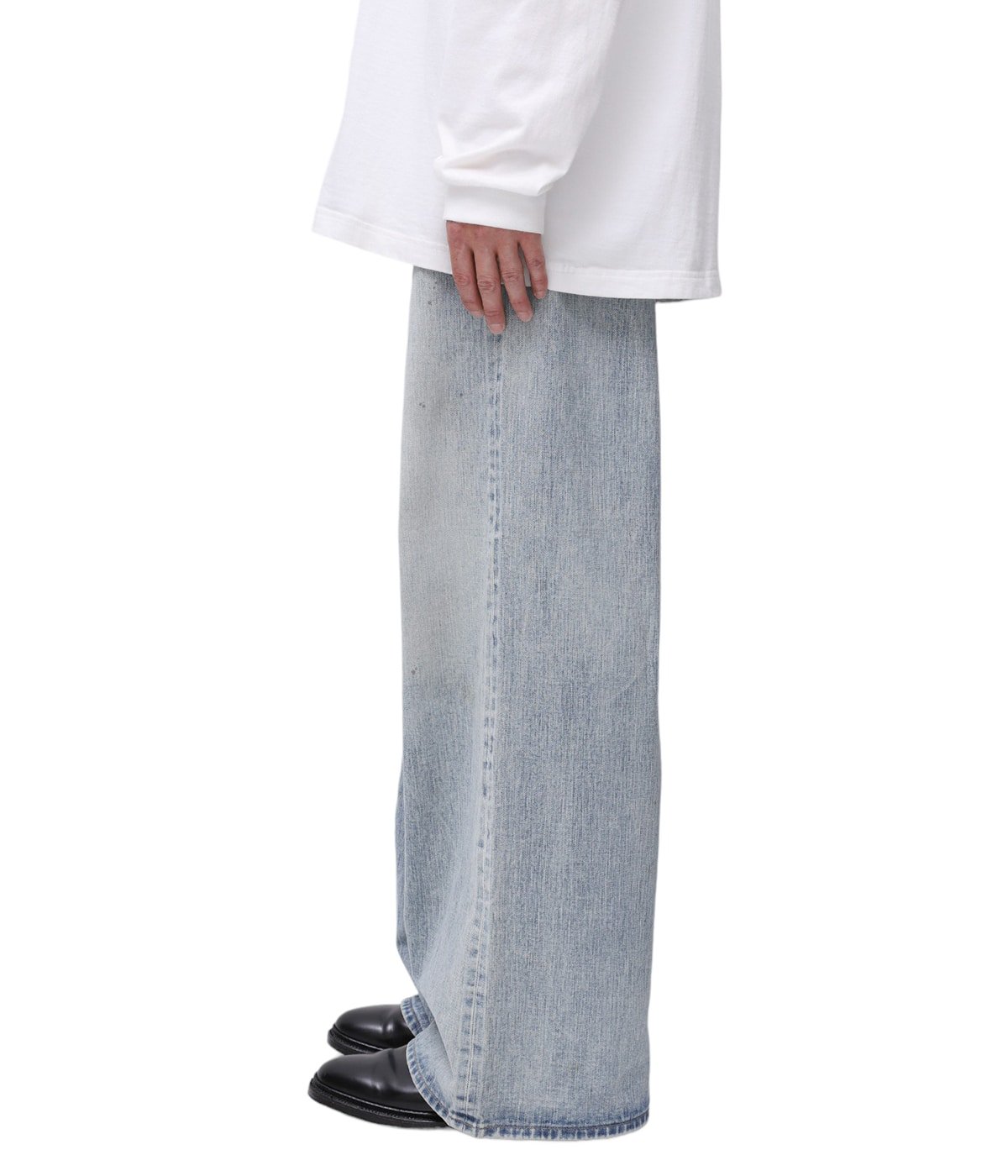 FADED MODERN DENIM WIDE TROUSERS | SUGARHILL(シュガーヒル