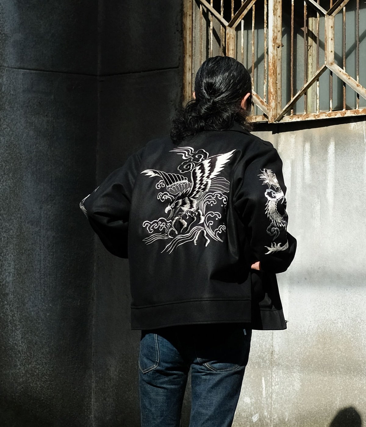 正規店仕入れの The gold SOUVENIR JACKET スカジャン ARK別注