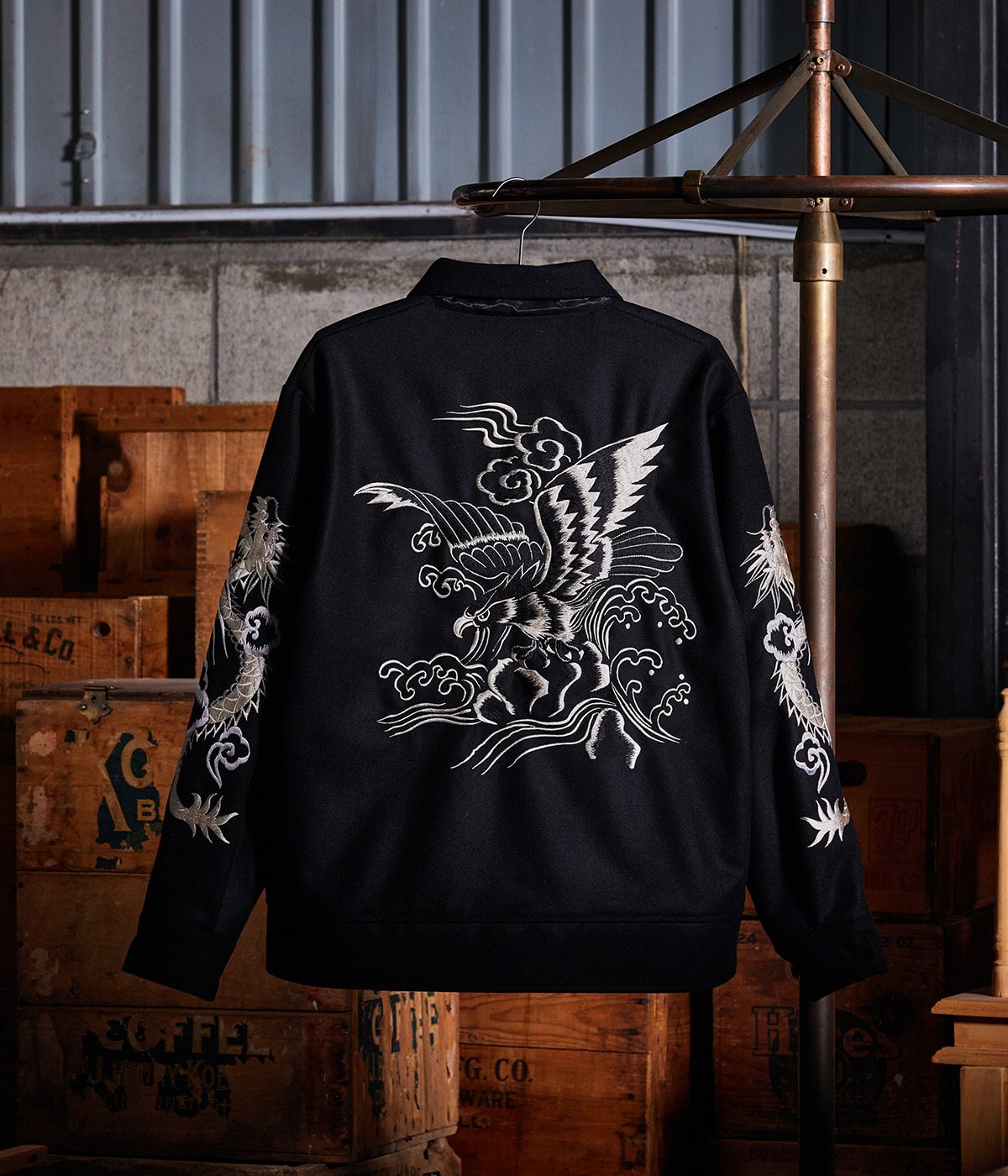 【ONLY ARK】別注 WOOL MELTON SOUVENIR JACKET 