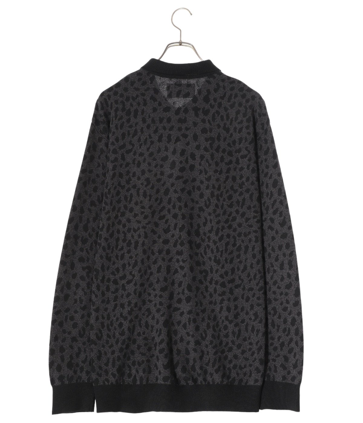 LEOPARD KNIT POLO SHIRT | WACKO MARIA(ワコマリア) / トップス