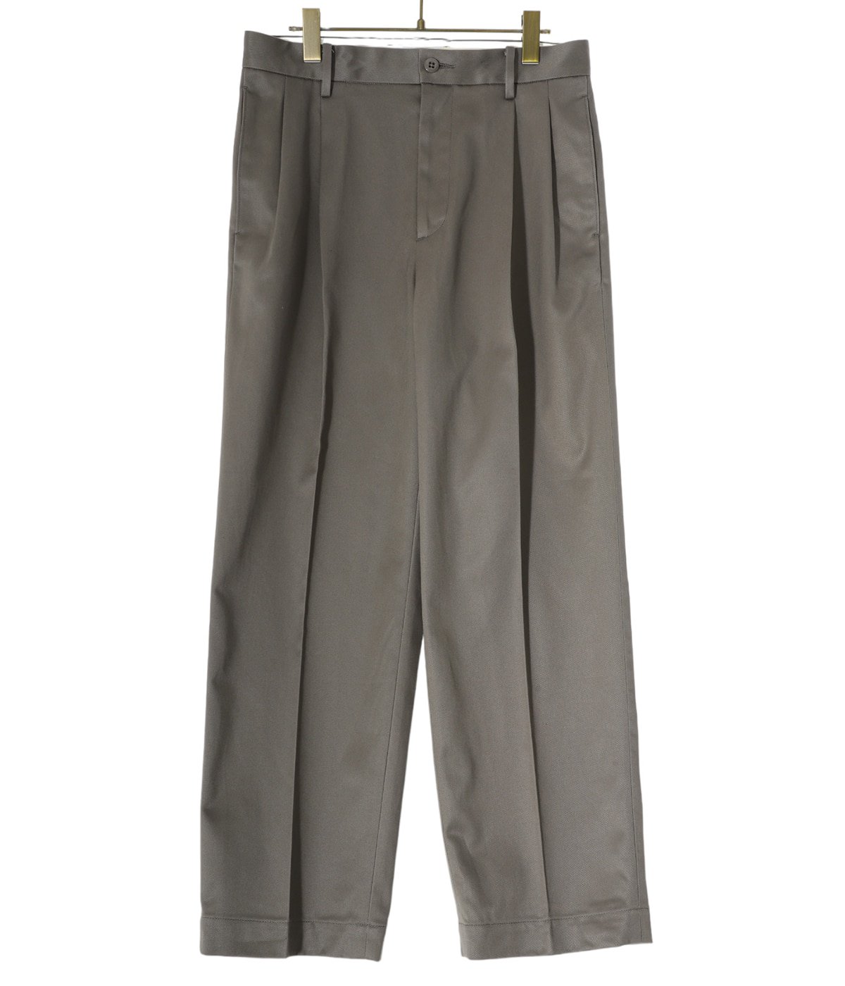 WACKOMARIA DOUBLE PLEATED CHINO TROUSERS股上約345㎝ - スラックス