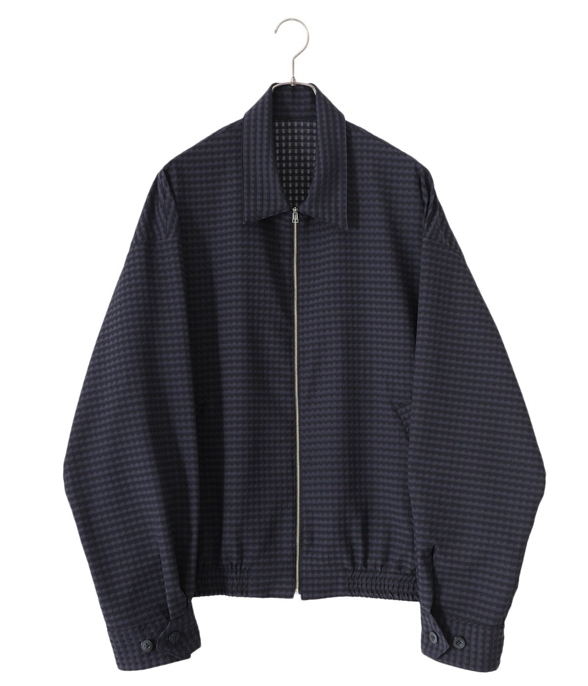 CRAFT CHECK POLYESTER - ZIP UP BLOUSON | URU(ウル) / アウター 