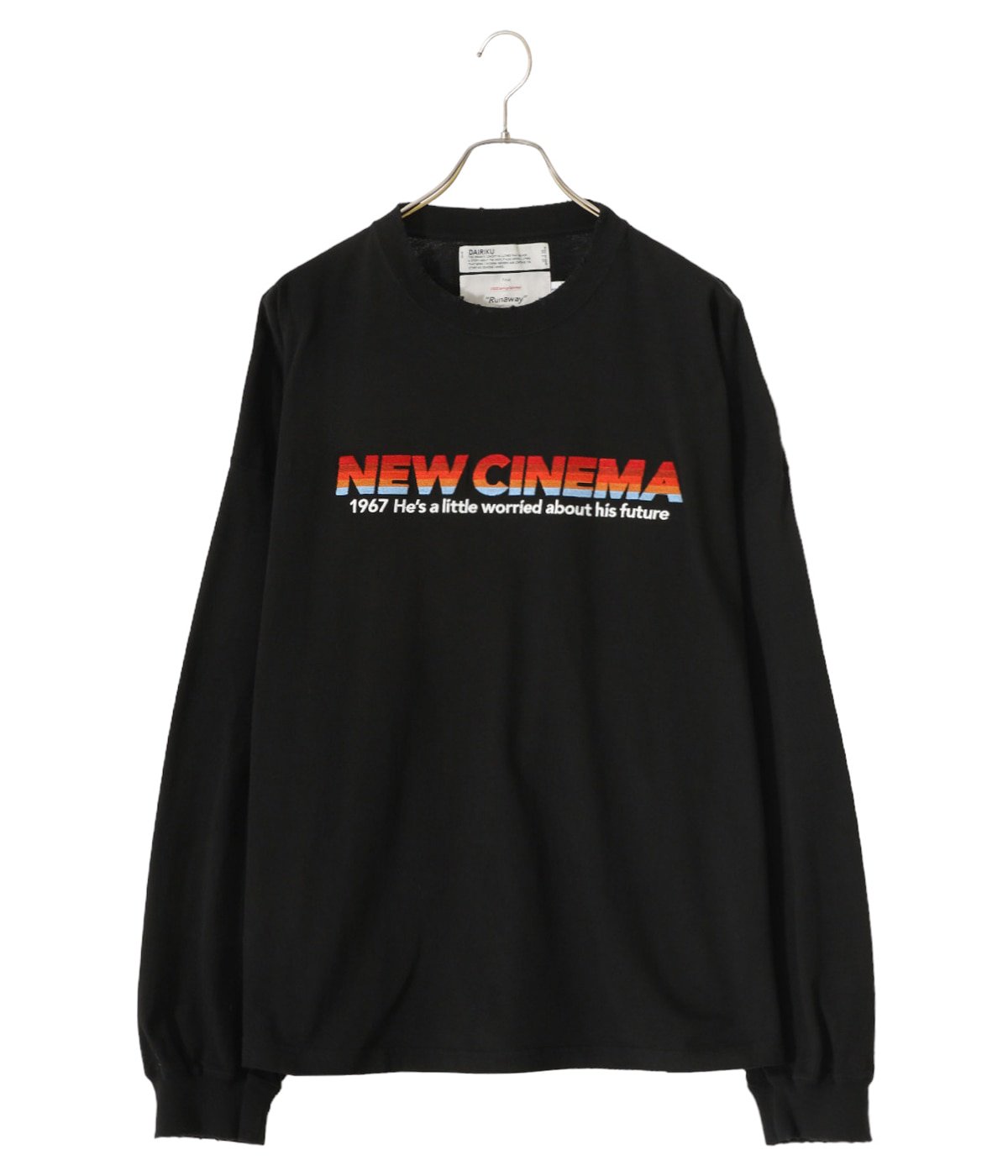 Dairiku ダイリク ロンT Tシャツ ダメージ NEW CINEMA | angeloawards.com