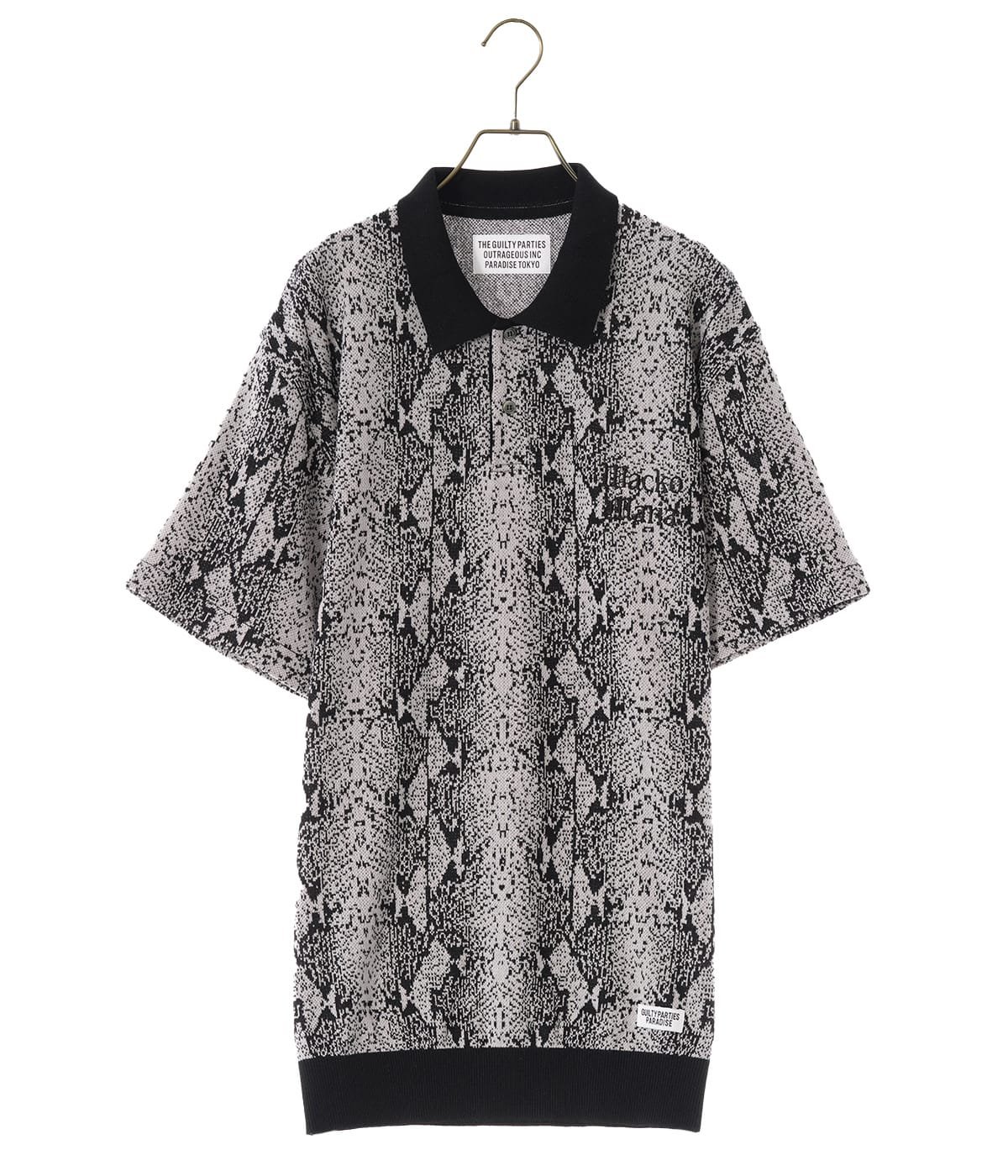 PYTHON KNIT POLO SHIRT | WACKO MARIA(ワコマリア) / トップス ポロシャツ (メンズ)の通販 -  ARKnets(アークネッツ) 公式通販 【正規取扱店】