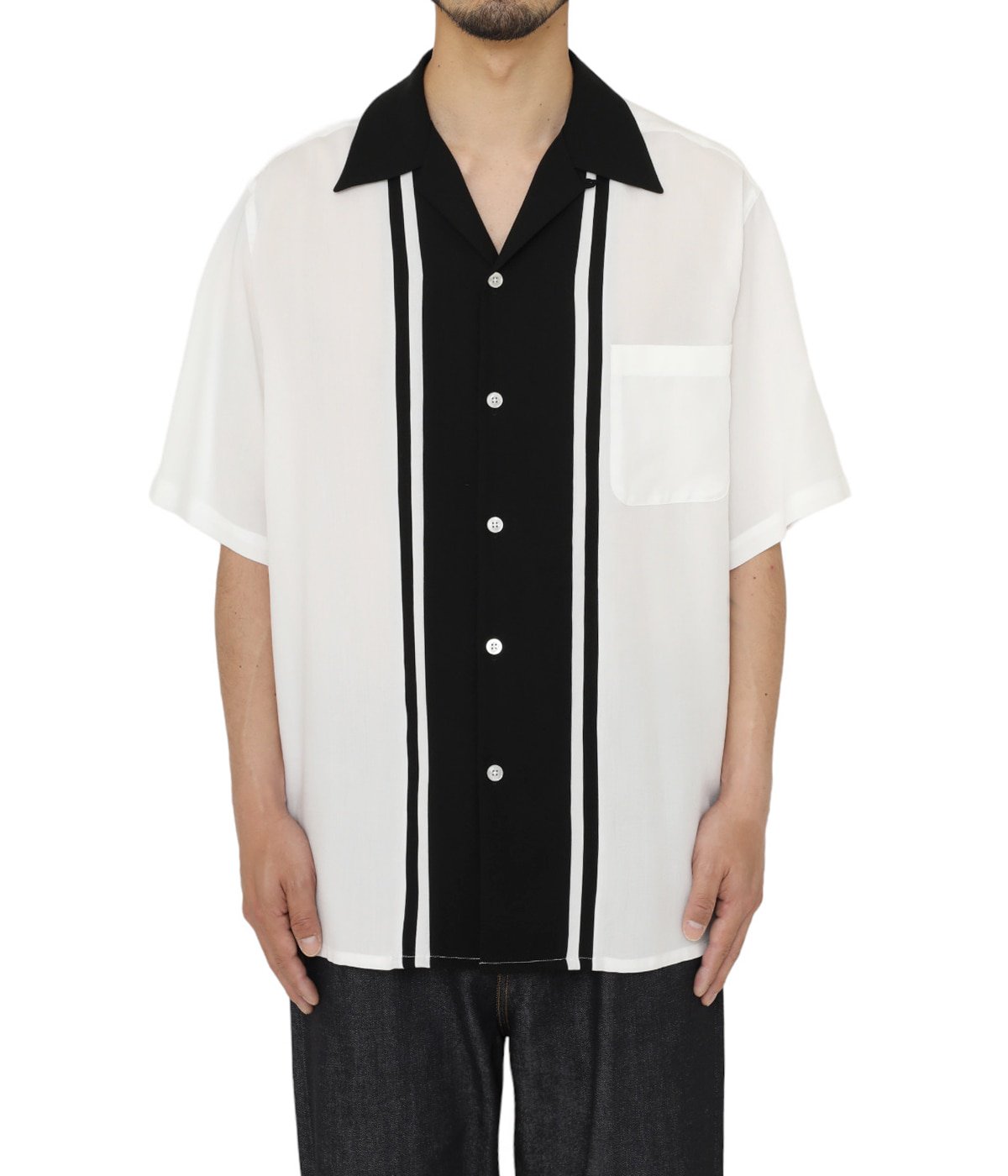 WACKO MARIA　23ss　50'S  SHIRT　ホワイト　半袖