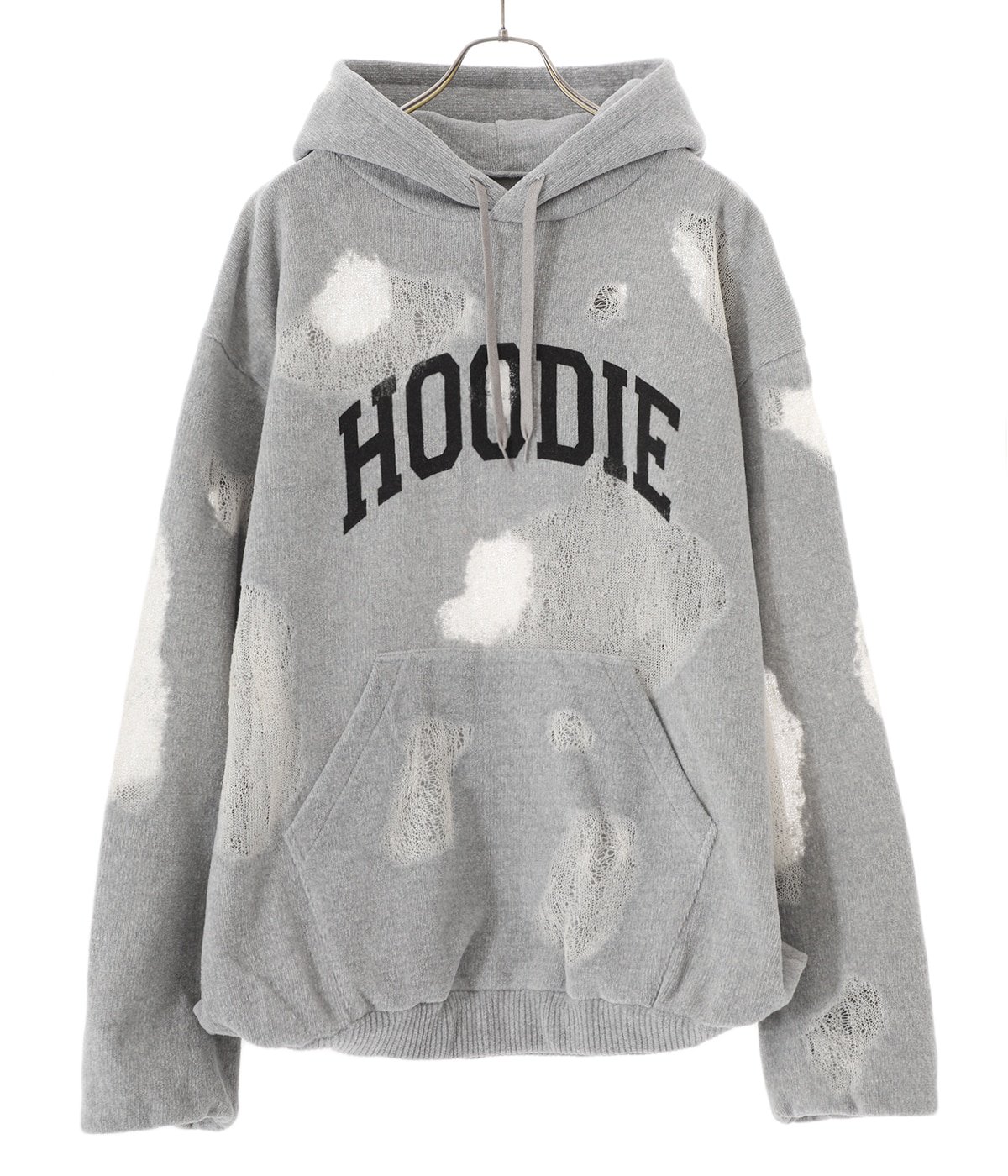 doublet RIPPED OFF KNIT HOODIE 