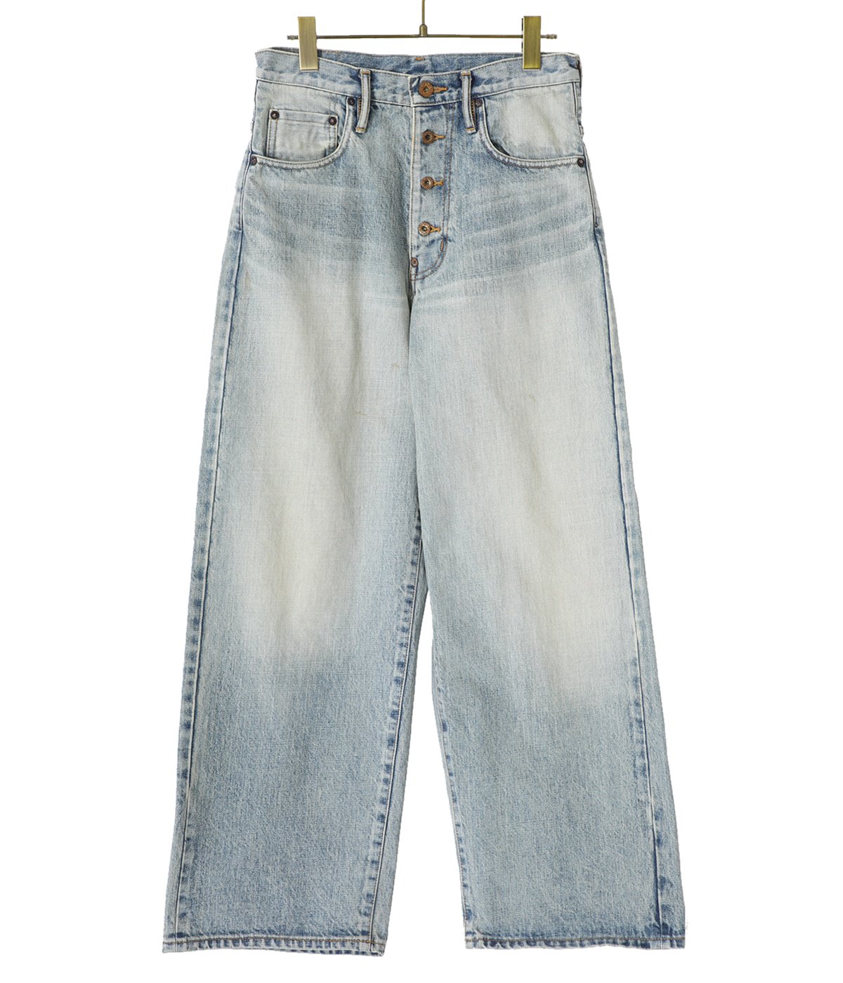 SUGAR HILL FADED CLASSIC DENIM PANTS-