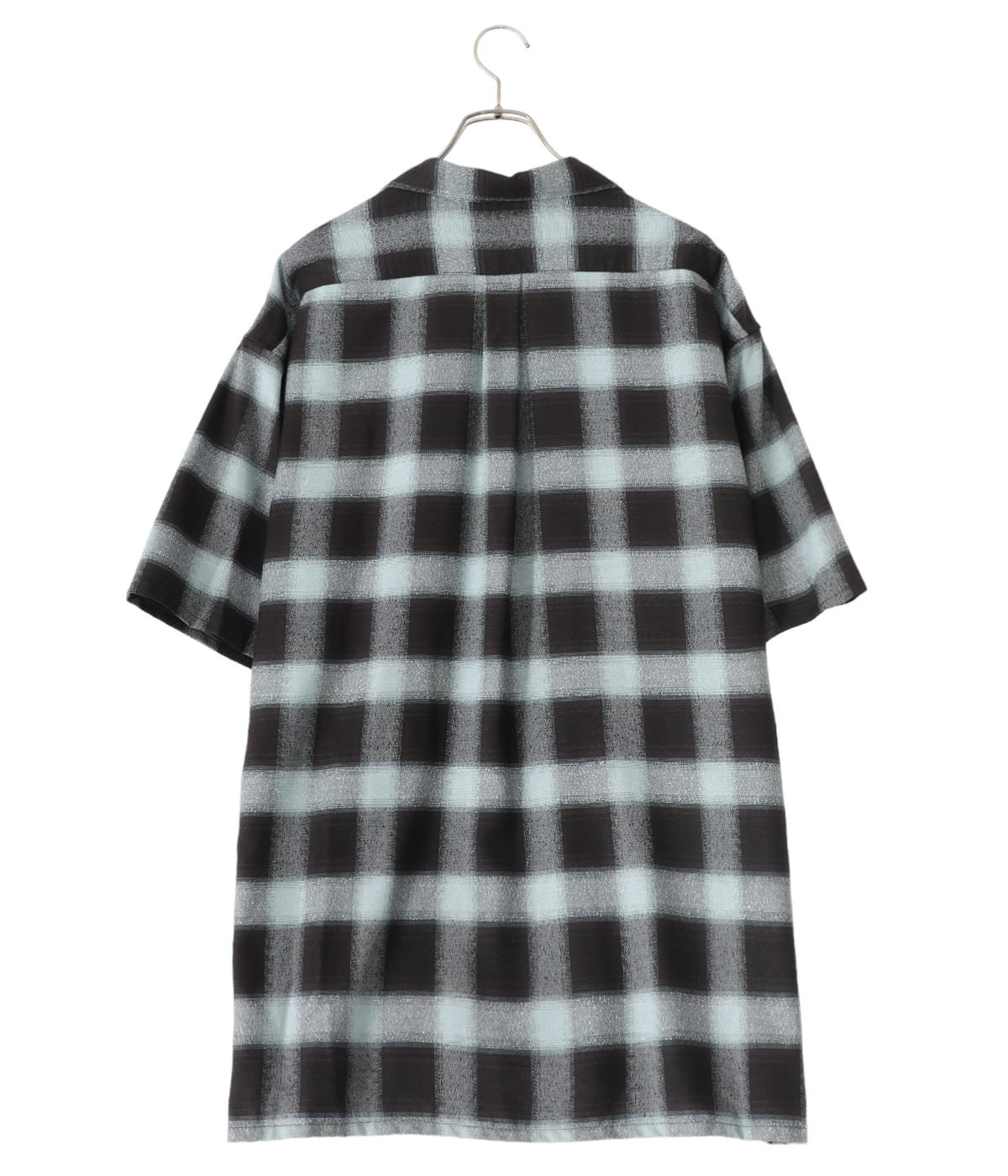 OMBRE PLAID LOOSE HALF SLEEVE BLOUSE | SUGARHILL(シュガーヒル 