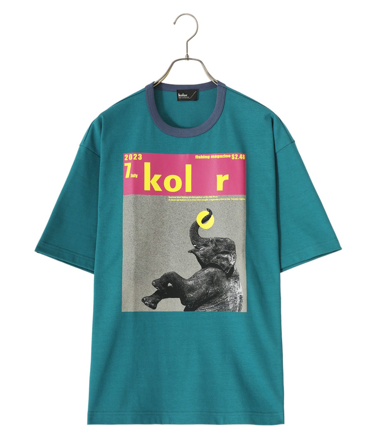 度詰ハード天竺Tシャツ（ELEPHANT) | kolor(カラー) / トップス