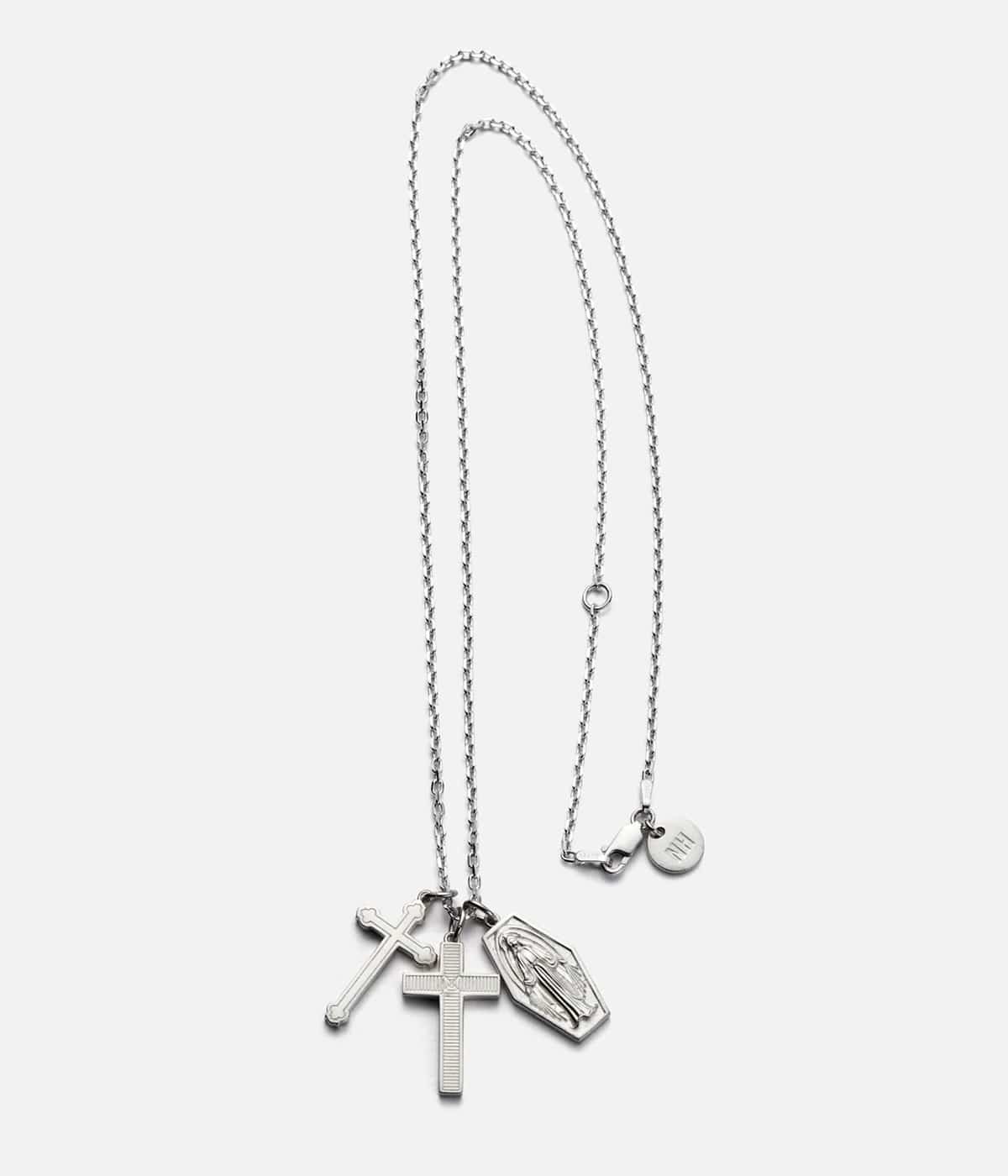 SILVER TRIPLE TOP NECKLACE | NEIGHBORHOOD(ネイバーフッド