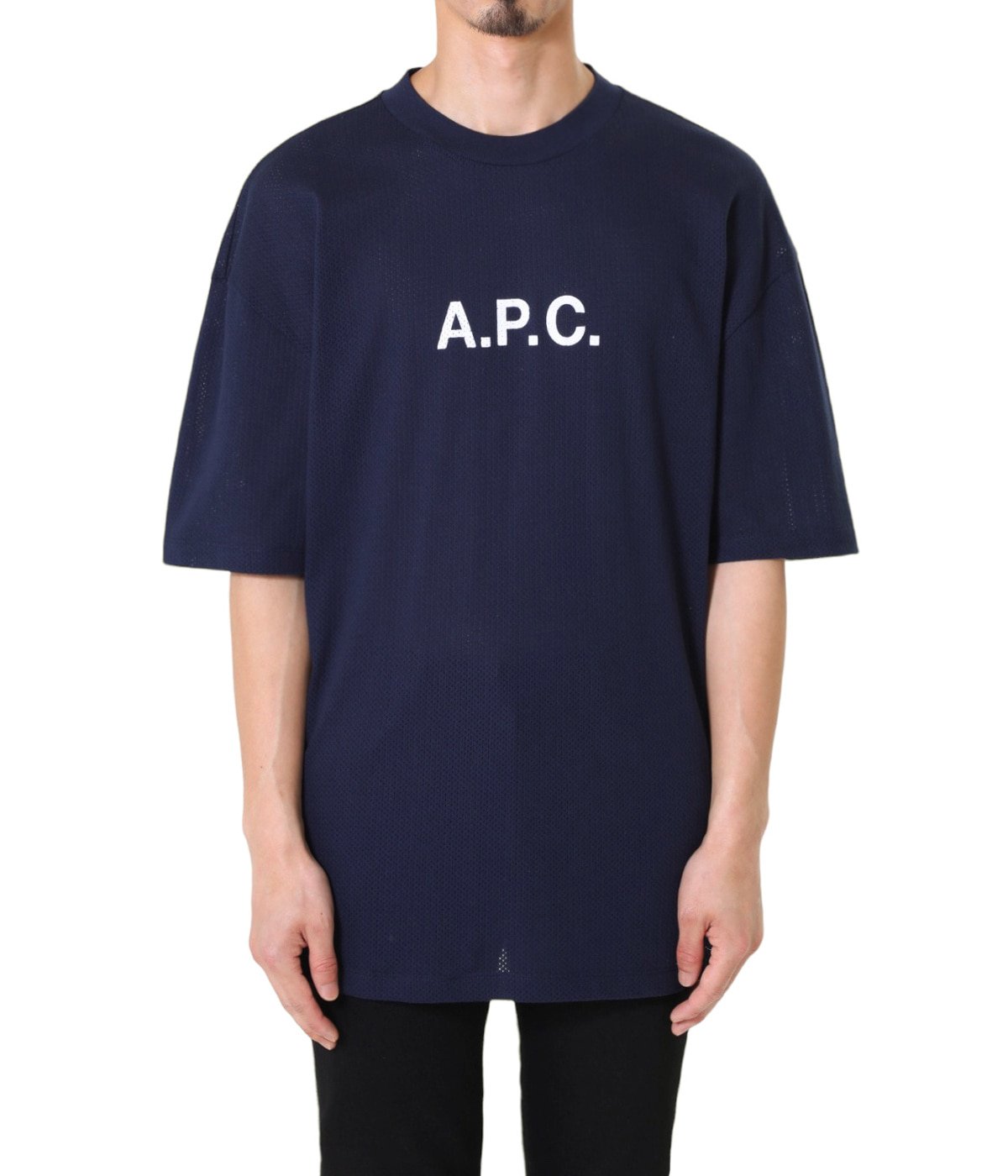 APC  UネックTシャツ（ブラック）