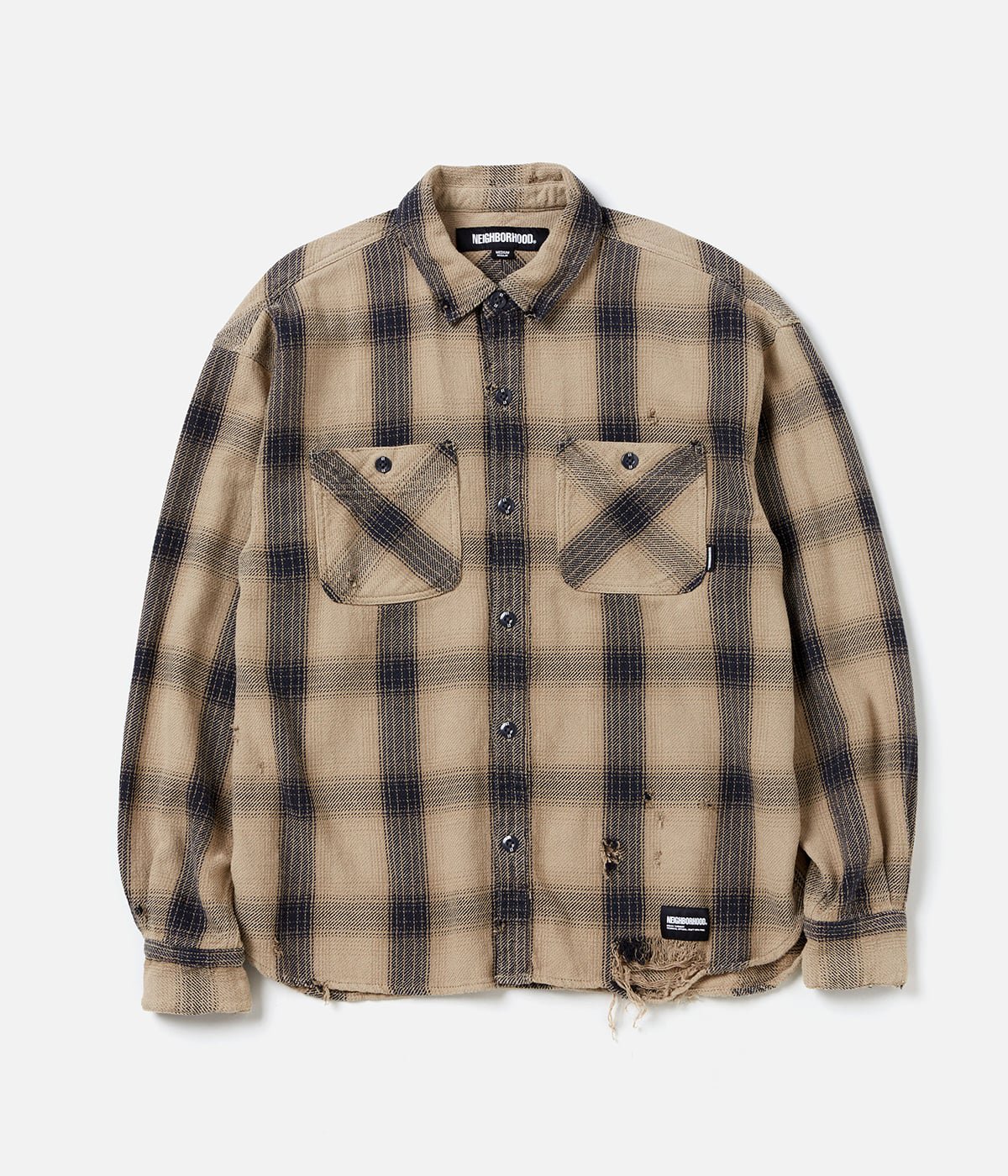 SAVAGE BLOCK HOMBRE CHECK SHIRT LS | NEIGHBORHOOD(ネイバーフッド) / トップス 長袖シャツ  (メンズ)の通販 - ARKnets 公式通販